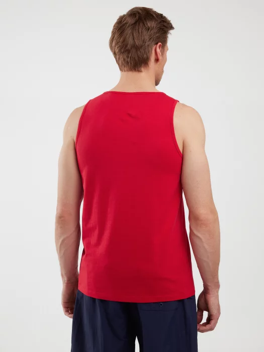 Koszulka męska bez rękawów czerwona Richard 603