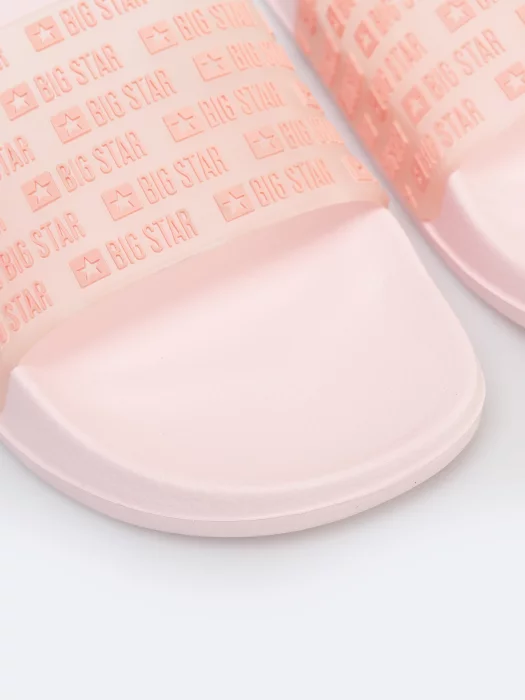 Klapki damskie plażowe różowe RR274A502 601