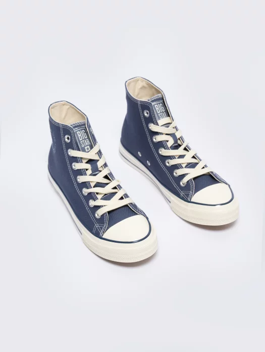 Trampki męskie wysokie niebieskie NN174527 401