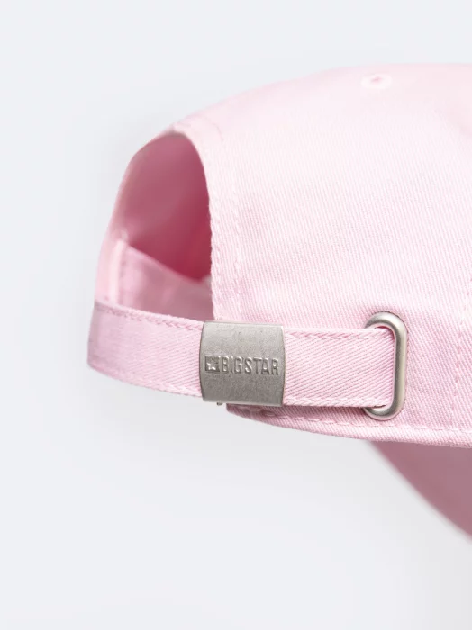 Czapka damska z daszkiem z napisem jasnoróżowa Writta 600