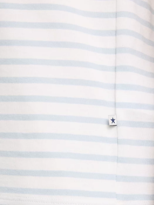 Koszulka damska w paski biało-niebieska Aleksa 400