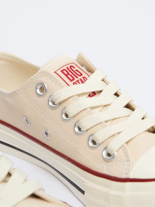 Trampki męskie niskie beżowe NN174100 801