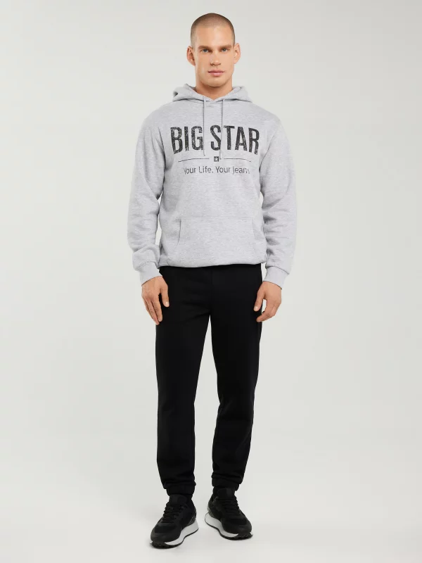 Spodnie męskie dresowe czarne Brutus 906