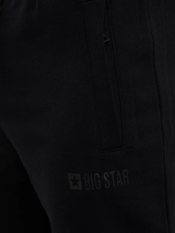 Spodnie męskie dresowe czarne Brutus 906