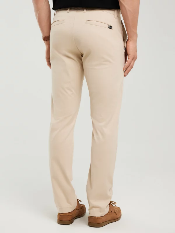 Spodnie męskie chinosy beżowe Erhat 805