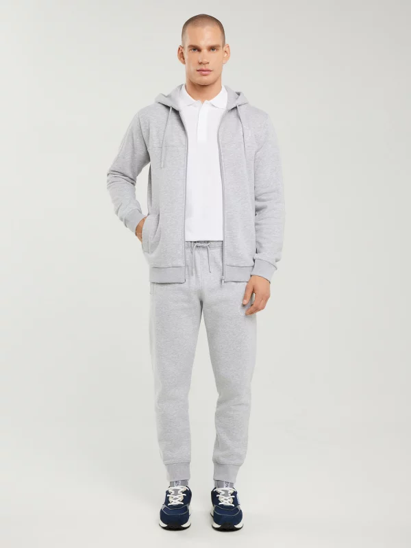 Bluza męska z kapturem szara Ajron 901/ Kersyn 901