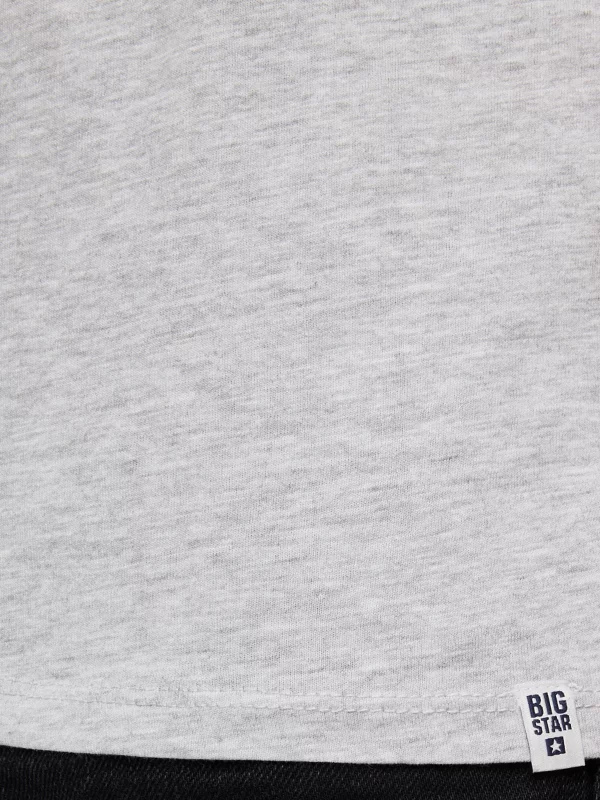 Koszulka męska bawełniana szara Basic 901