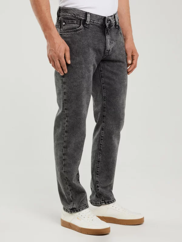Jeansy męskie dopasowane szare Martin 994