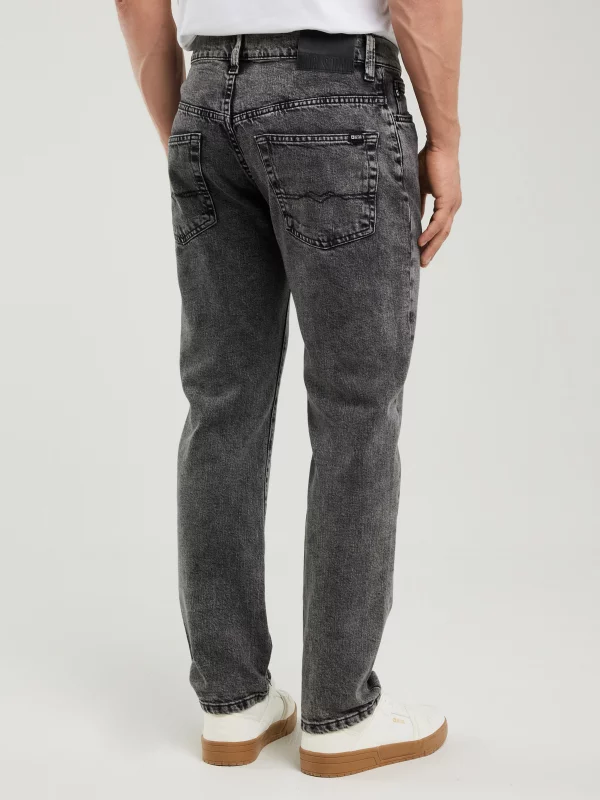 Jeansy męskie dopasowane szare Martin 994