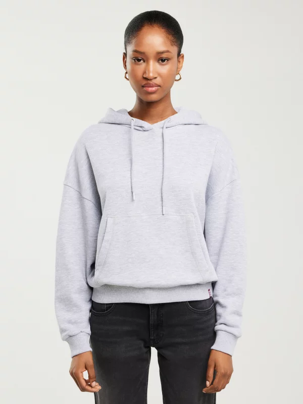 Bluza damska z kapturem szara Susana 901