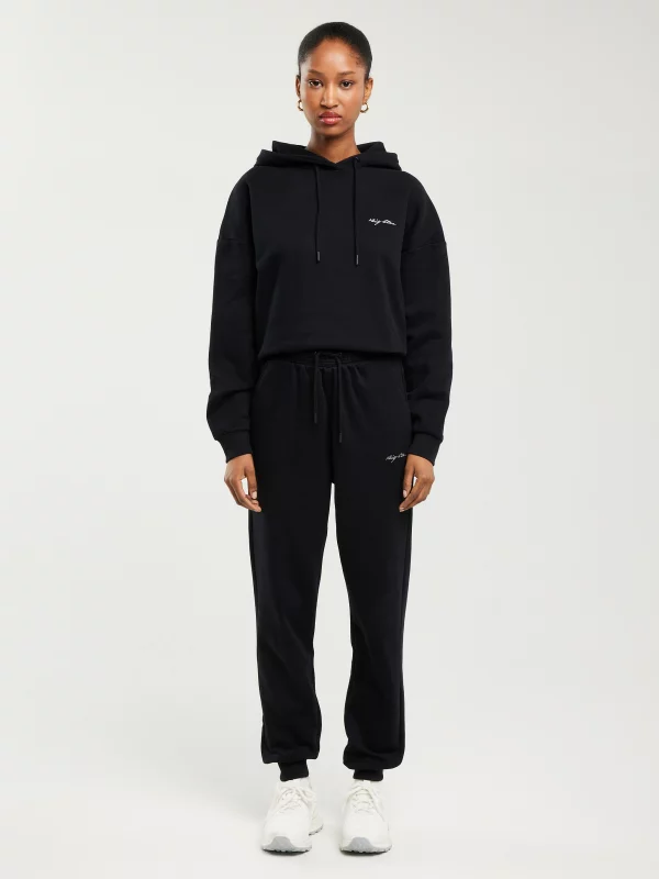 Spodnie damskie dresowe czarne Foxie 906/ Megan 906