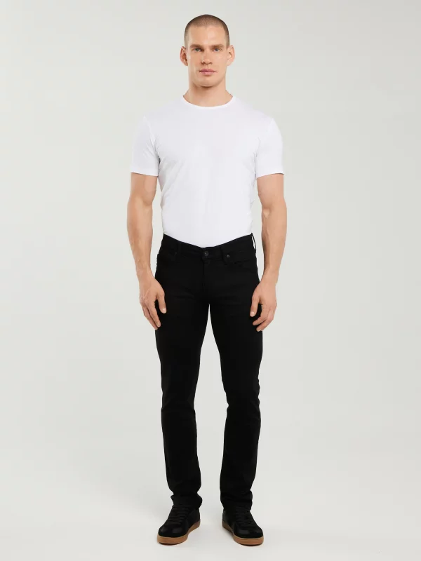 Jeansy męskie skinny czarne Jeffray 915