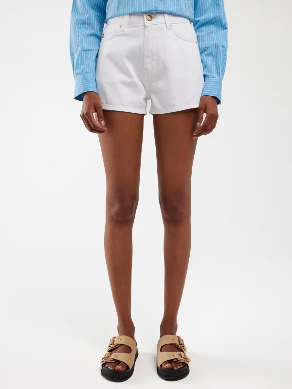 Szorty damskie jeansowe białe Katie 100