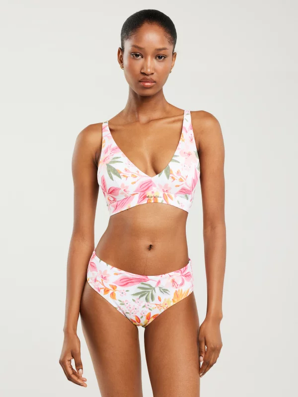 Góra od kostiumu kąpielowego z motywem kwiatowym Morra 000