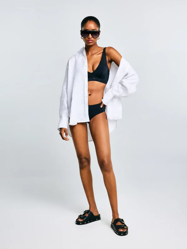 Góra od kostiumu kąpielowego czarna Morra 906