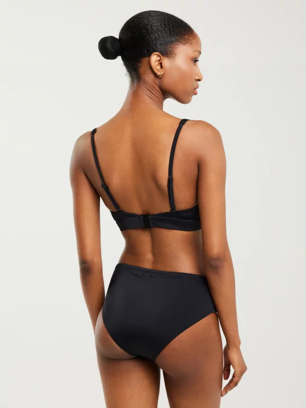 Góra od kostiumu kąpielowego czarna Morra 906