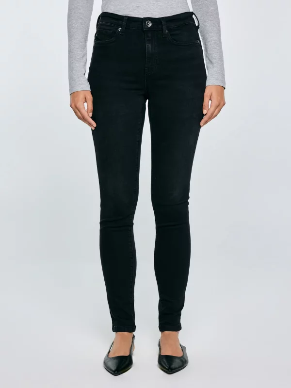 Jeansy damskie skinny ciemnoszare Ariana 896