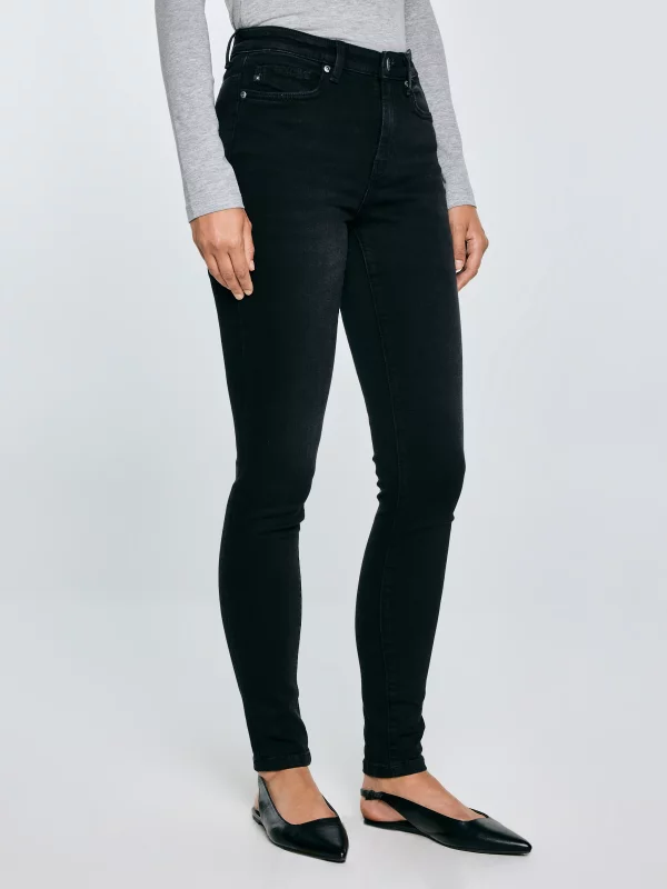 Jeansy damskie skinny ciemnoszare Ariana 896