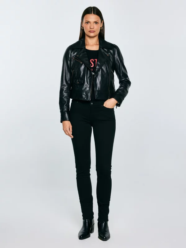 Jeansy damskie czarne Katrina 915