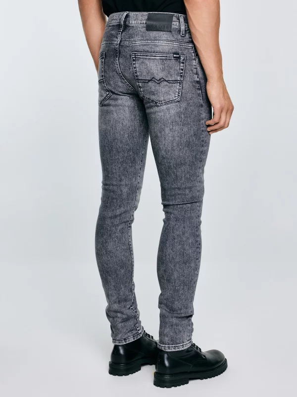 Jeansy męskie skinny szare Deric 993
