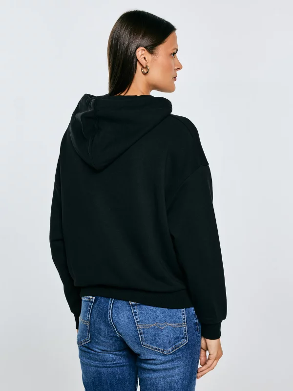 Bluza damska z kapturem czarna Susana 906