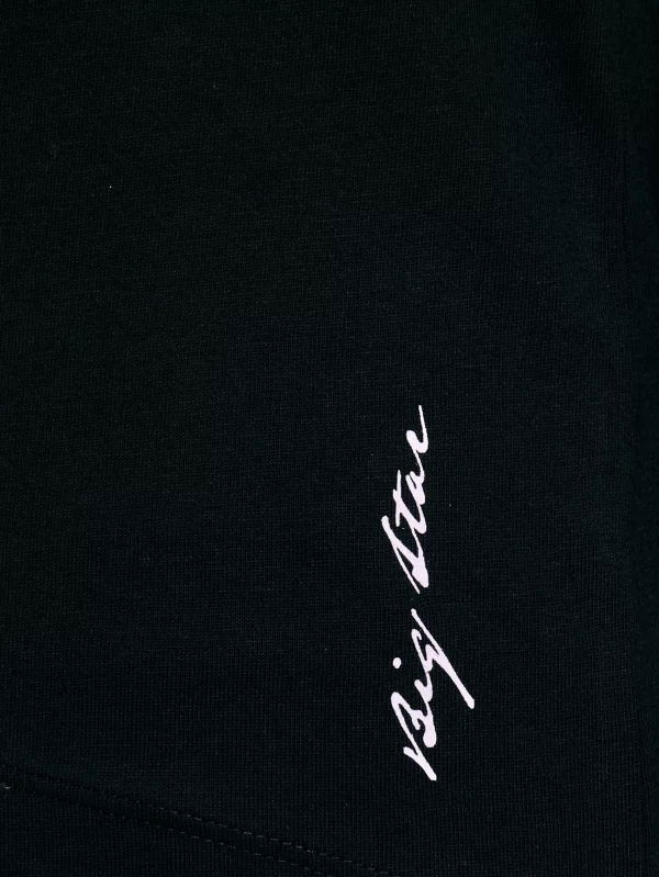 Koszulka dziewczęca z krótkim rękawem czarna Basseca 906