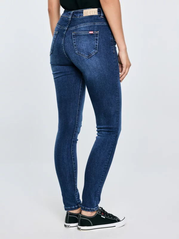 Jeansy damskie skinny niebieskie Adela 358