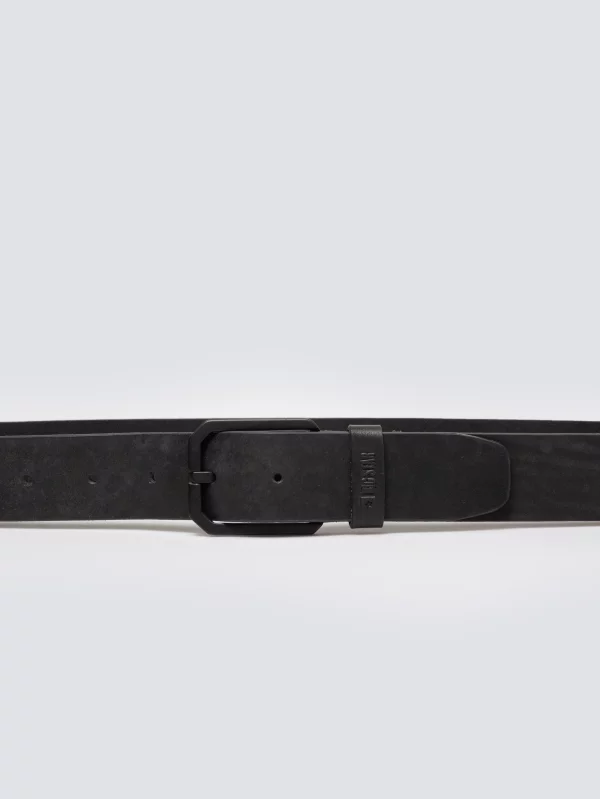 Pasek męski skórzany czarny Alisan 906