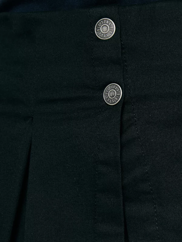 Spódnico-szorty dziewczęce rozkloszowane czarne Kardilana 906