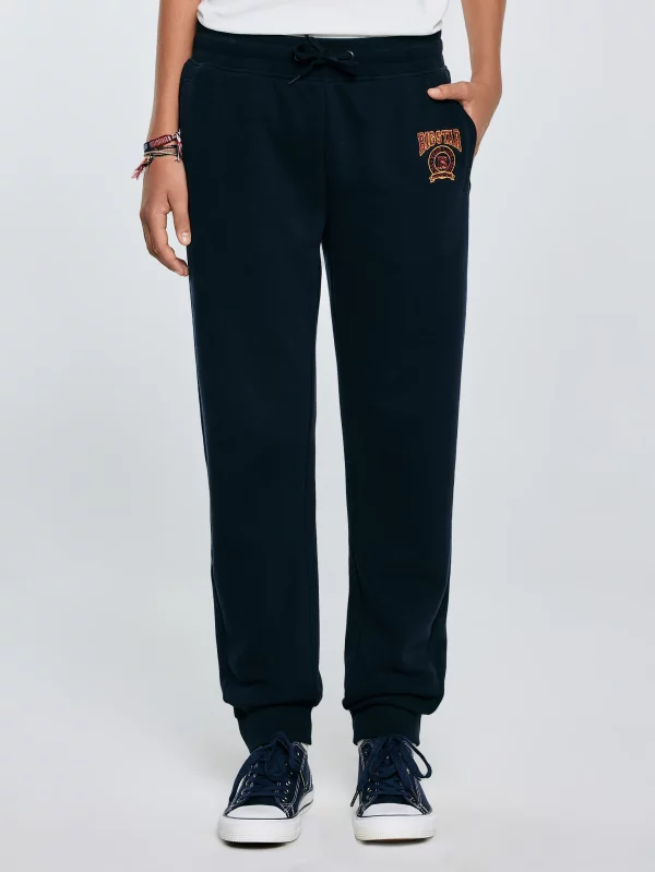 Spodnie chłopięce dresowe granatowe Lironp 403