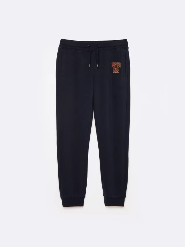 Spodnie chłopięce dresowe granatowe Lironp 403