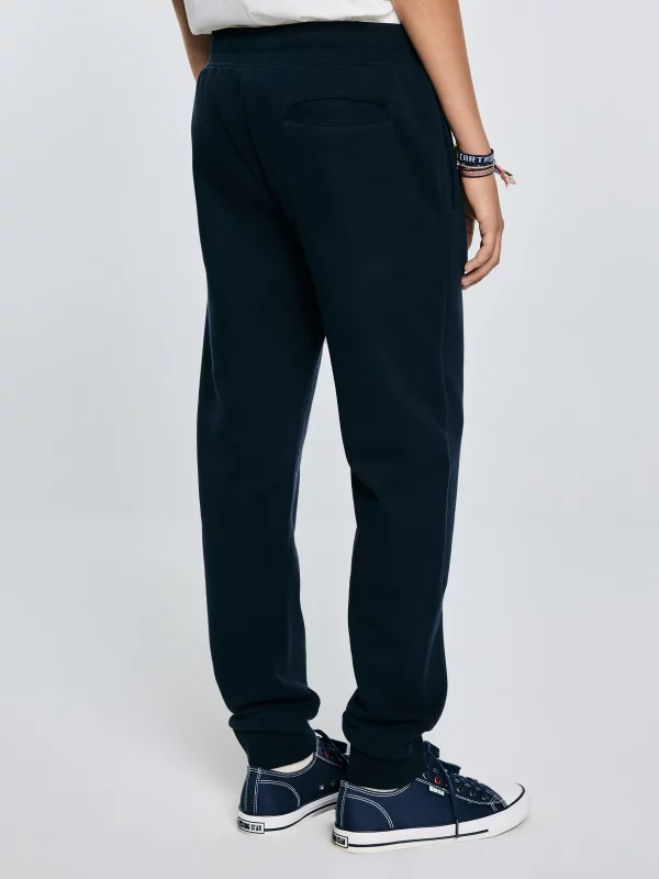 Spodnie chłopięce dresowe granatowe Lironp 403