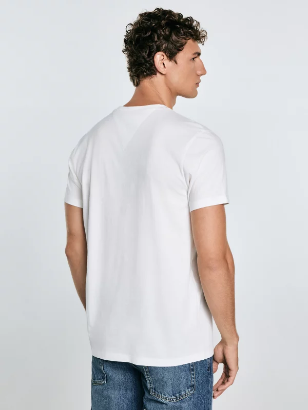 Koszulka męska z nadrukiem biała Merret 100