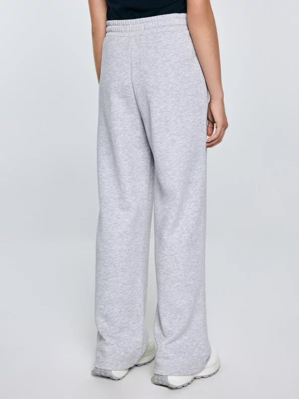 Spodnie dziewczęce dresowe wide szare Milanap 901