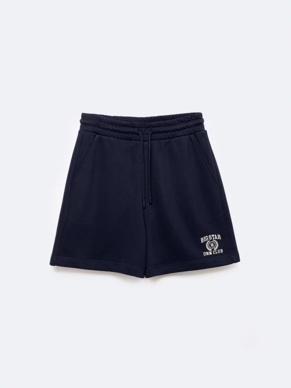 Szorty damskie dresowe granatowe Miraya 403