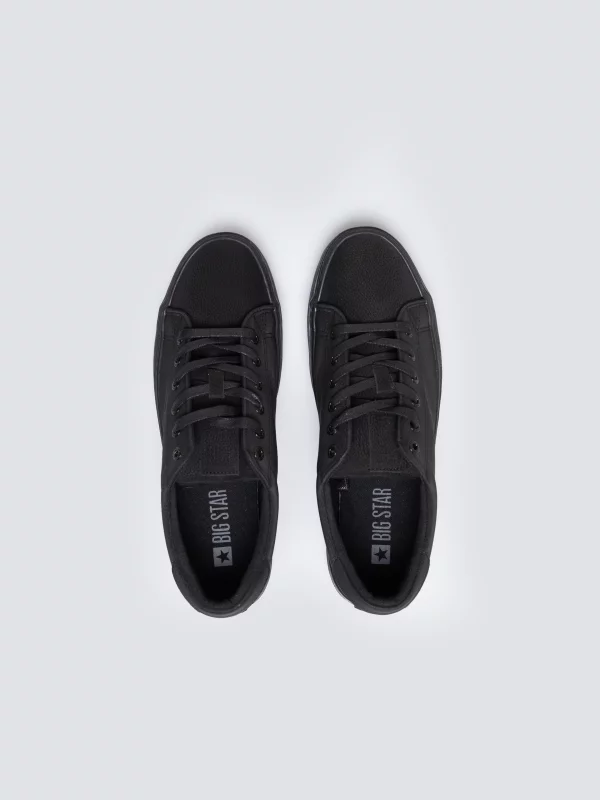 Trampki męskie niskie czarne SS174001 906