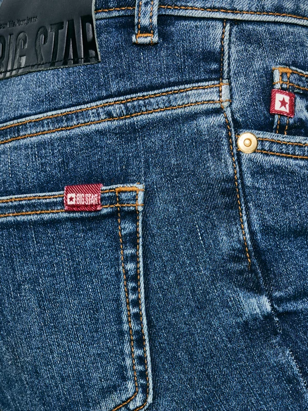 Jeansy damskie granatowe Adela Bootcut 536