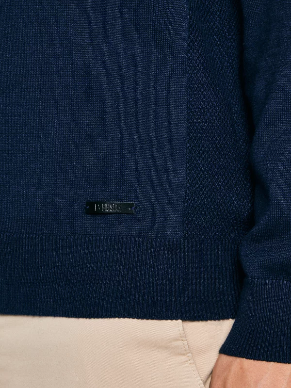 Sweter męski granatowy Vason 403