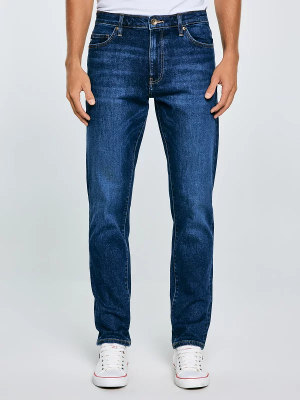 Jeansy męskie granatowe Harper 535