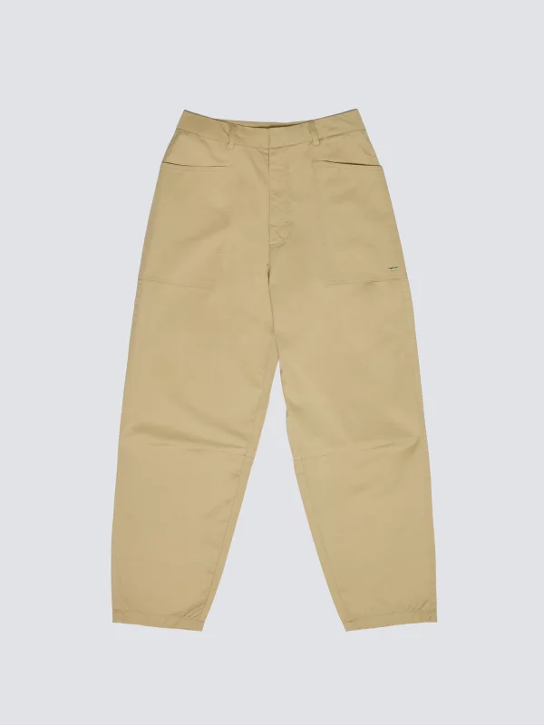 Spodnie damskie 7/8 z kieszeniami beżowe Nakia 801