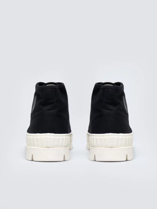 Trampki damskie wysokie czarne OO274008 906