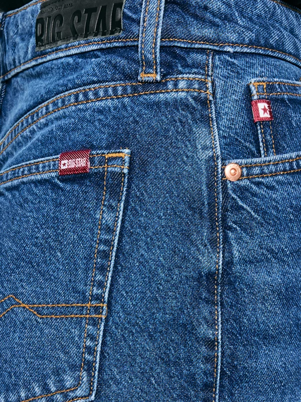 Jeansy damskie mom jeans niebieskie Silla 620