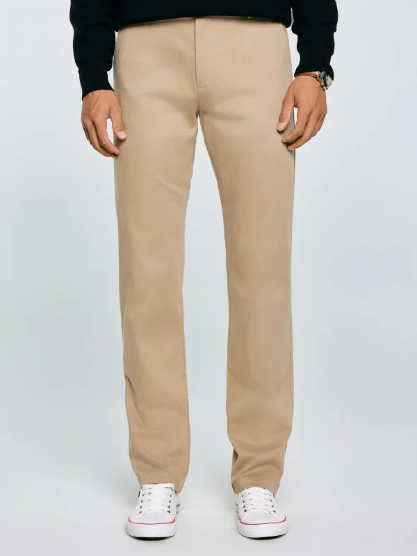 Spodnie męskie chinosy beżowe Trevor 801