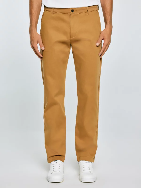Spodnie męskie chinosy jasnobrązowe Trevor 802