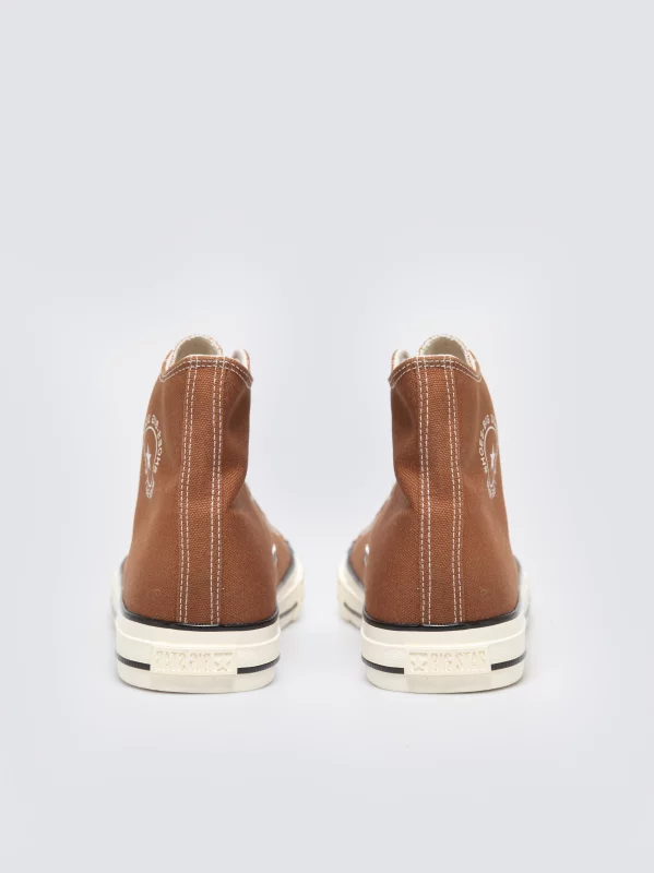 Trampki męskie wysokie brązowe SS174289 802