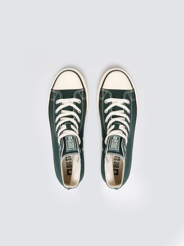 Trampki męskie wysokie zielone SS174291 304