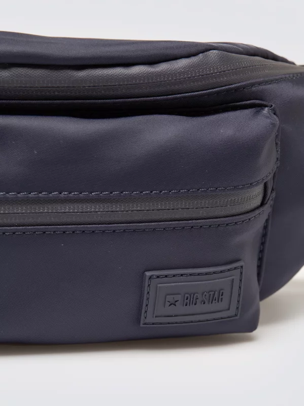 Saszetka męska typu nerka granatowa Tizanor 403