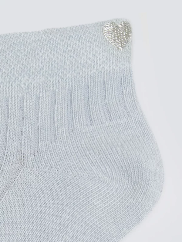 Stopki damskie prążkowane błękitne Sofi 400