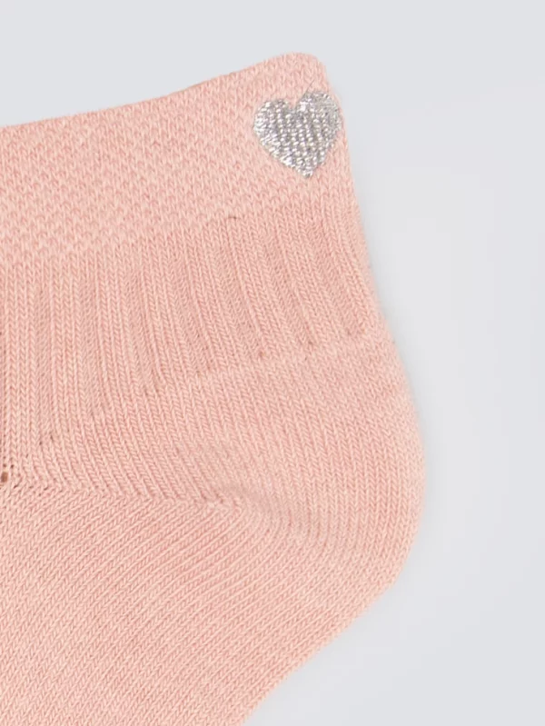 Stopki damskie prążkowane różowe Sofi 600