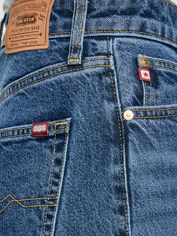 Jeansy damskie proste granatowe Charlotte 570